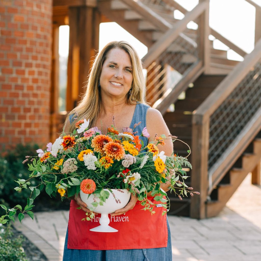 Melissa LaRose, wedding florist and owner of Flower Haven